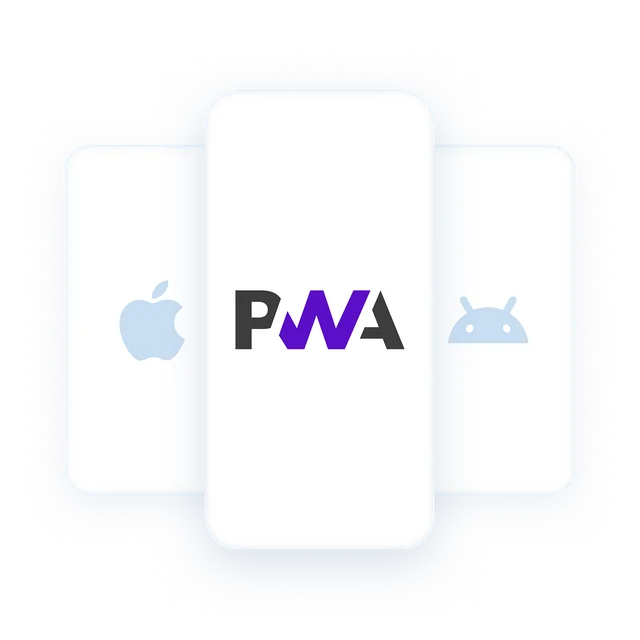 نمایش PWA حسابیکا روی موبایل، تبلت و دسکتاپ